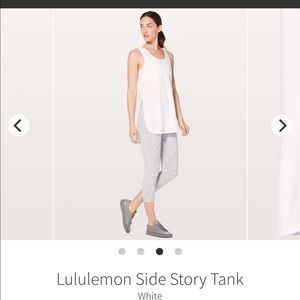 ⚡️2/$30 Lululemon side story tank
